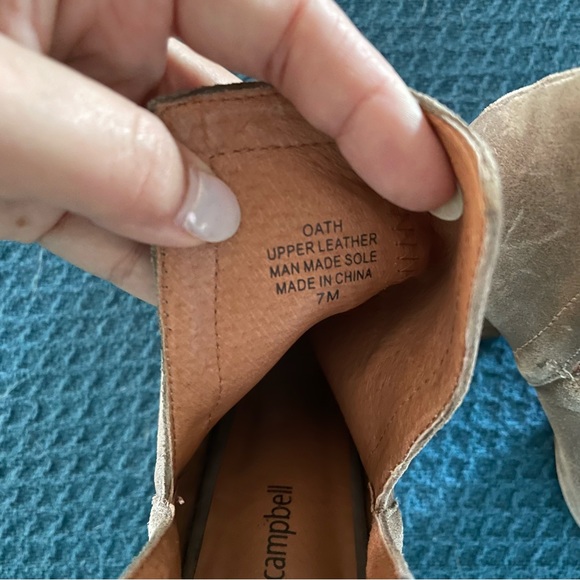 Jeffrey Campbell Suede Open Toe Booties - Picture 7 of 9